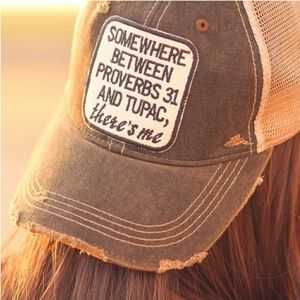 Proverbs 31 and Tupac Hat
